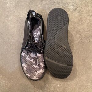 Under Armour Women's Camo Print Sneakers in Black and Gray